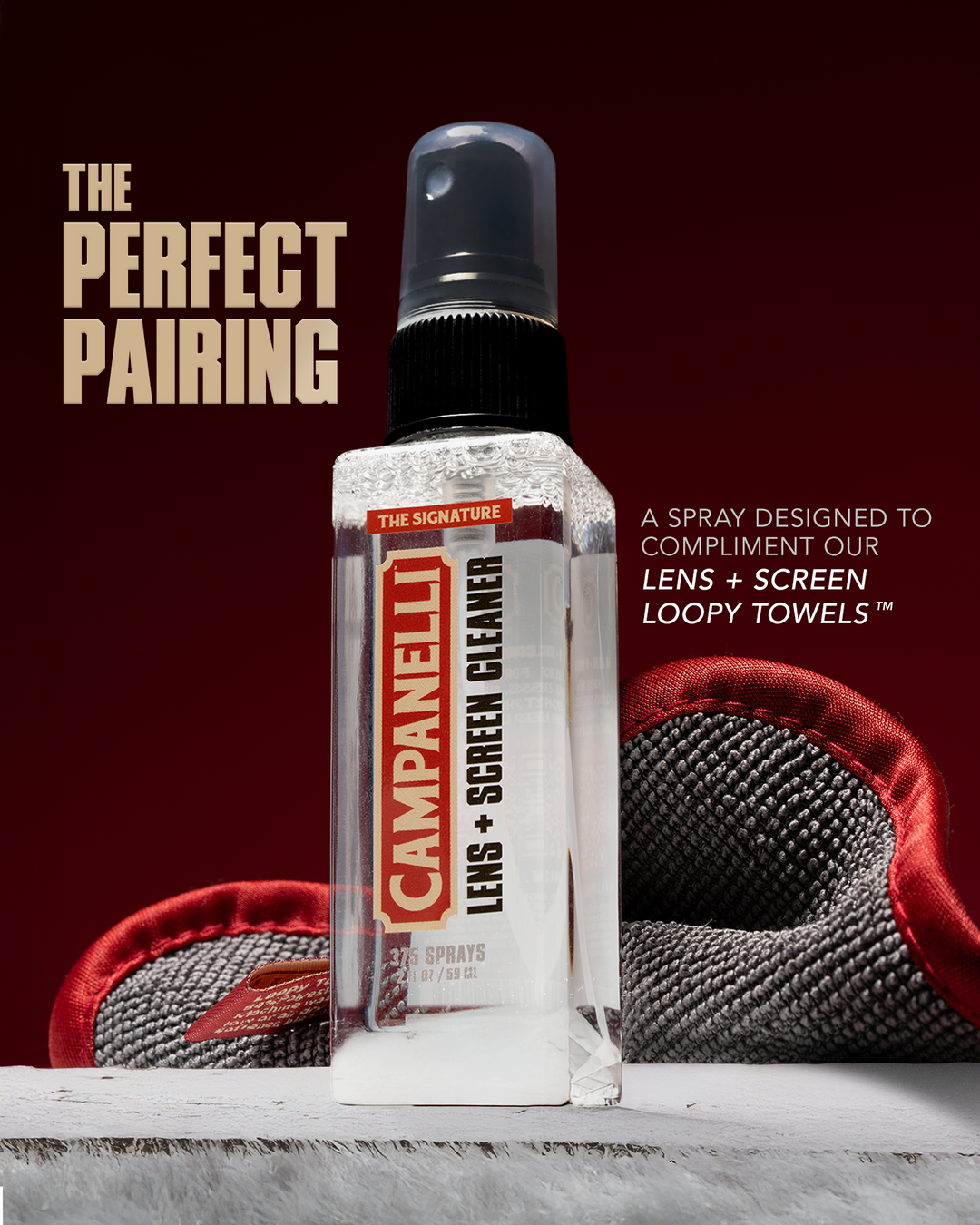 Lens + Screen Cleaner Spray